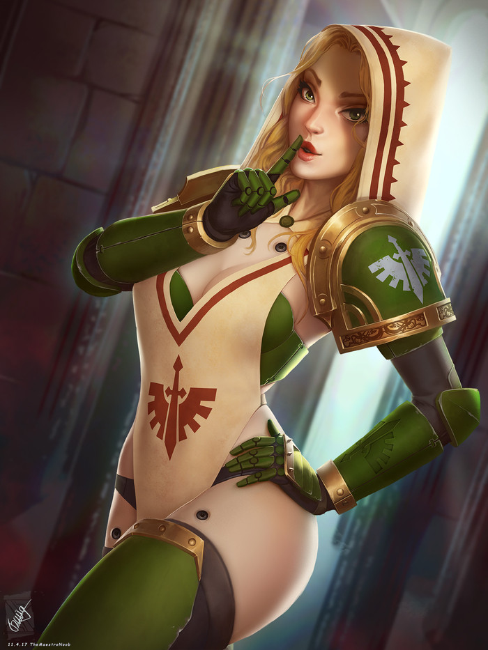 Dark Angel - NSFW, Warhammer 40k, Dark Angels, Wh Art, Wh humor, Longpost, Themaestronoob