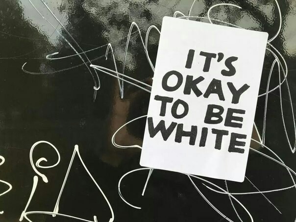 It's okay to be white - 4chan, White people, West, Politics