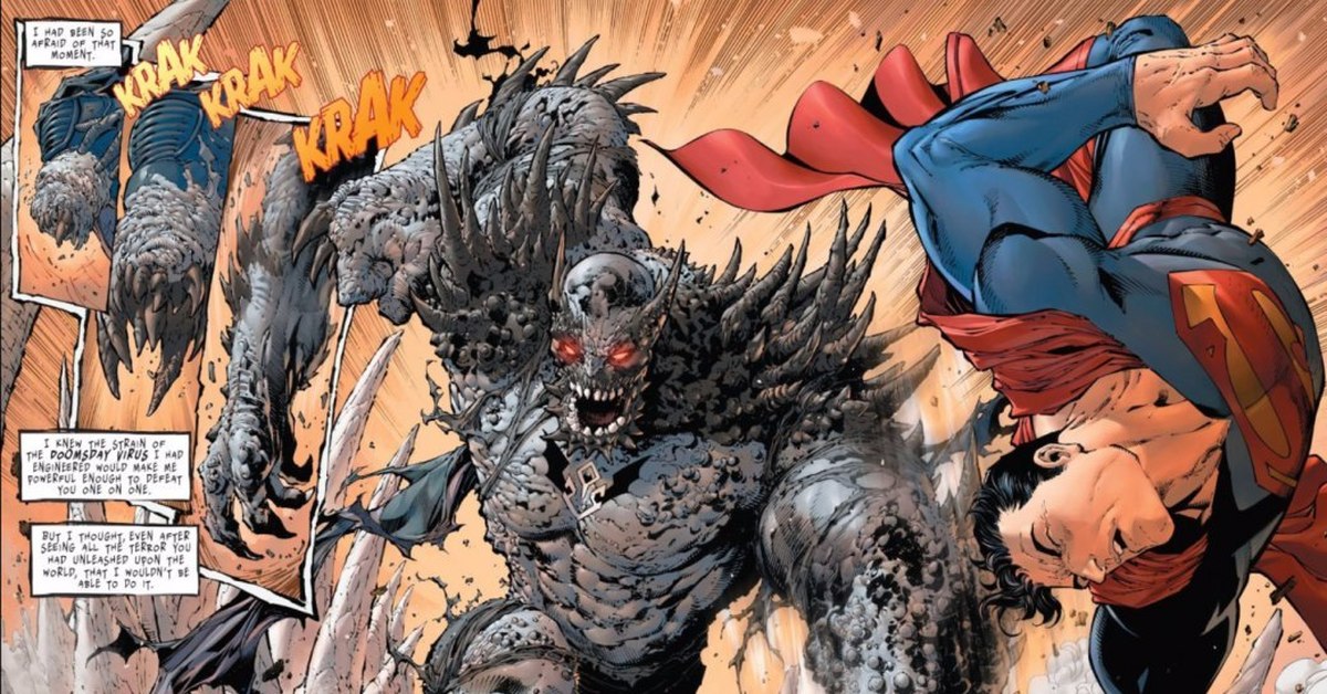 Doomsday blue текст. Думсдэй Бэтмен против Супермена. Думсдей DC Comics. Супермен Думсдей. Супермен против Думсдея.