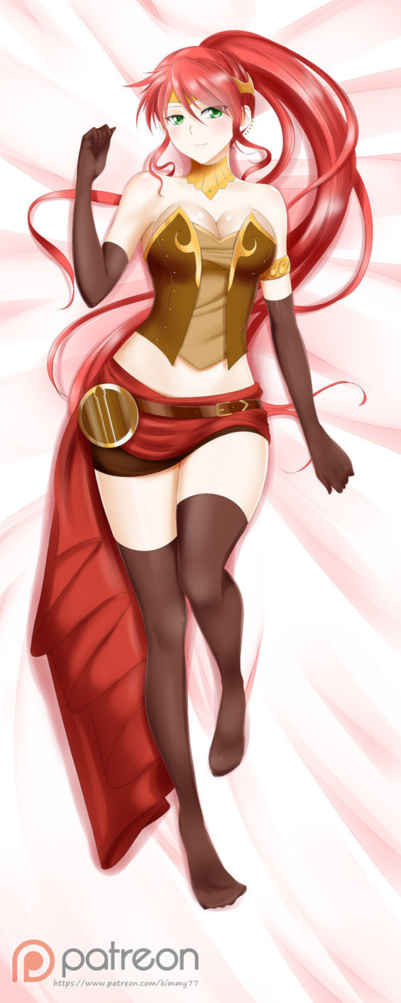 RWBY: Pyrrha Dakimakura | Пикабу