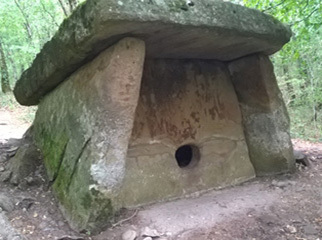 Mysterious imprint on an ancient dolmen - My, Тайны, Mysteries of Humanity, Megaliths, Dolmens, Archeology, Longpost