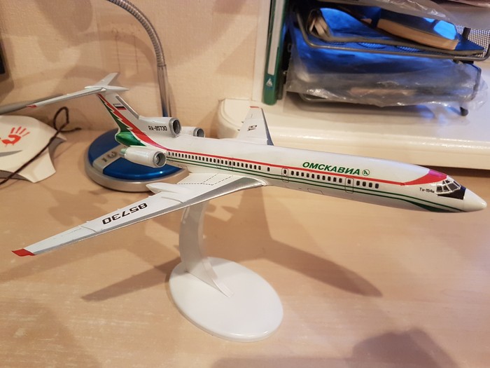 Trial in civil aviation - My, Tu-154, Stand modeling, Omskavia