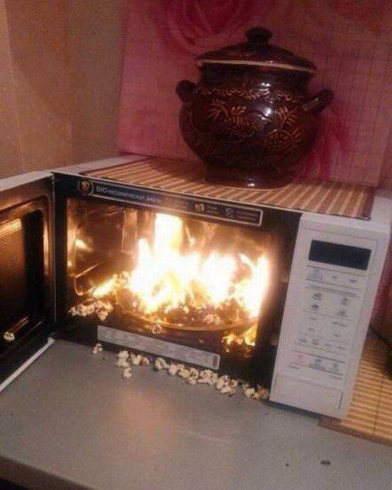 The dish is ready - Cooking, Microwave, Preparation, Popcorn, The photo