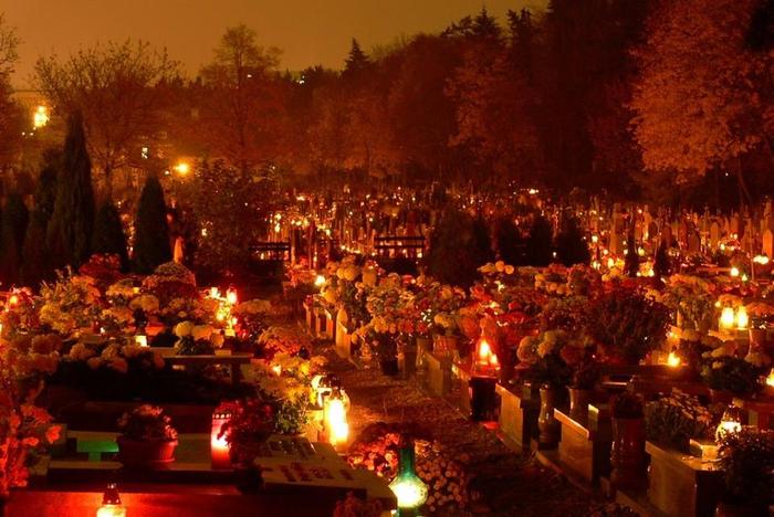 All Saints Day - November 1 - Poland, All Saints' Day, Cemetery, Memory