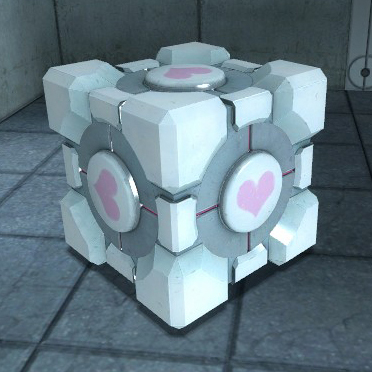 So cute - Portal, Portal 2, Cube Companion, Games