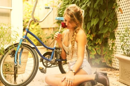 Set 0009 ( Bicycle ) - NSFW, Girls, A bike, From the network, Longpost