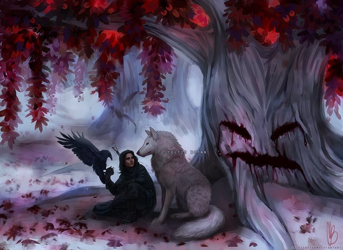 Home of the Gods of Winterfell - Game of Thrones, Art, PLIO, Winterfell, Old Gods