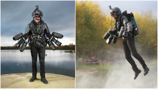 Briton in Iron Man flying suit sets speed record - Costume, Flight, iron Man, With your own hands, Apparatus, Prototype, Record, Technologies, Video, Longpost