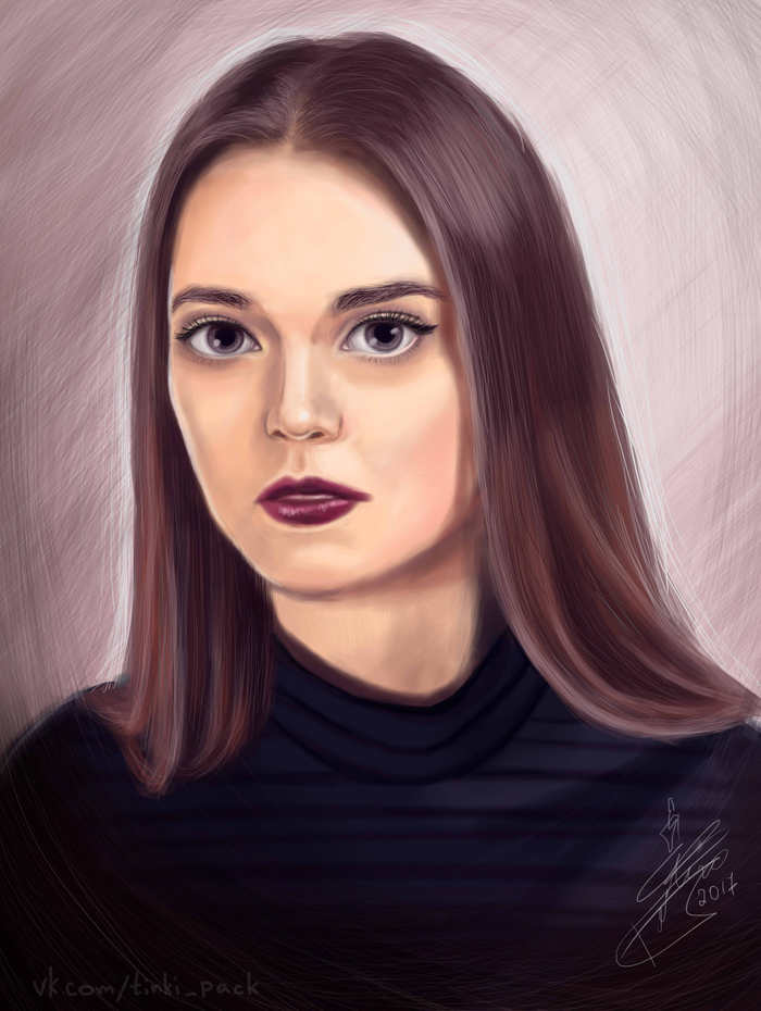 And another portrait - My, Art, Portrait, Digital drawing, Youtuber, Images