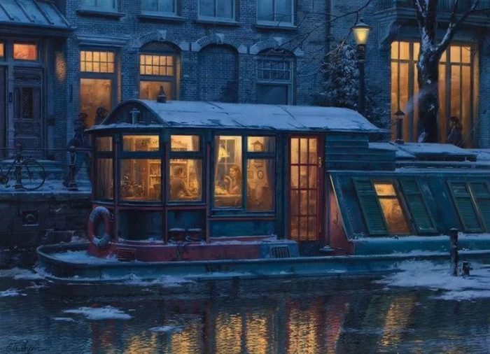 Evgeny Lushpin — Master of Surreal Landscape - Painting, , Cityscapes, Longpost, Street photography