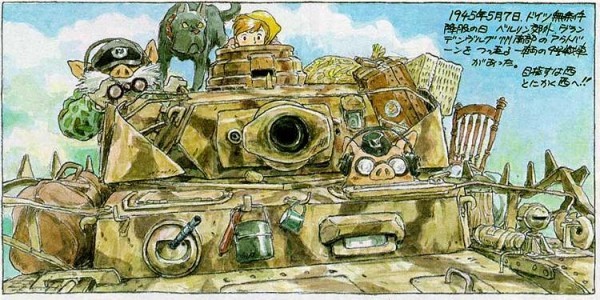 Manga Hayao Miyazaki about the Nazis and Otto Carius. - Manga, Hayao Miyazaki, Nazis, Otto Carius, Personality, Longpost