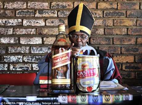 Baptism with beer and whiskey - My, Baptism, Beer, Red label, South Africa, Humor, Longpost