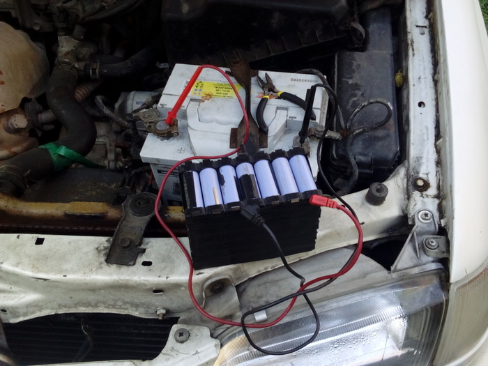 Today I lit a car from ..... great. - My, Battery, , Repairers Community, Longpost