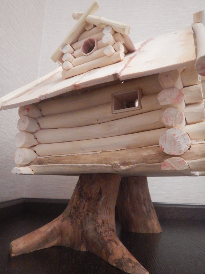 Шкатулка "Дом хозяйки леса" (часть первая) рукоделие, handmade, шкатулка, избушка на курьих ножках, длиннопост
