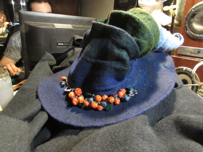 Hat - My, Hat, Dry felting, Polymer clay, Witch Hat, cat, Longpost