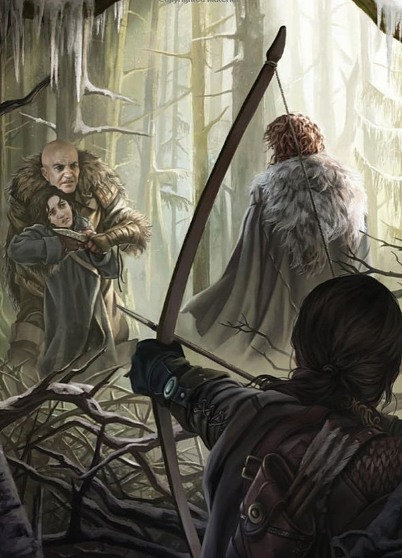 Illustrations by Magali Villeneuve - Game of Thrones, PLIO, Art, Robb stark, Jon Snow, Robert Baratheon, Khal Drogo, Longpost