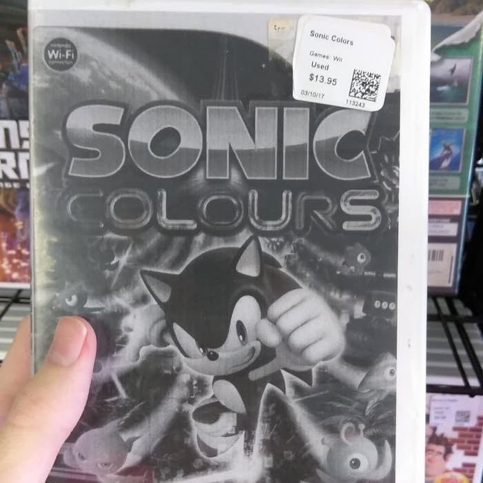 Ironically - Black and white, Sonic the hedgehog, Discs, Color