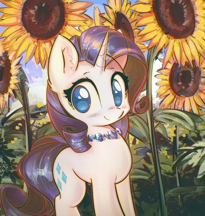 Pacific Theme - My Little Pony, PonyArt, Rarity, Mirroredsea