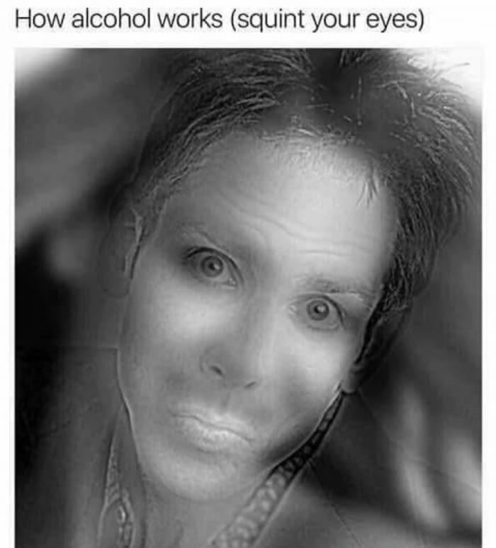 How alcohol works (squint your eyes) - Images, Combating alcoholism