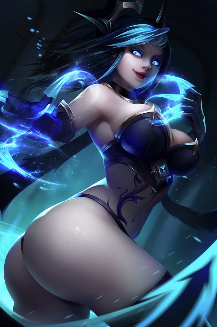 Shadow of Evelynn - NSFW, League of legends, Evelynn, Art