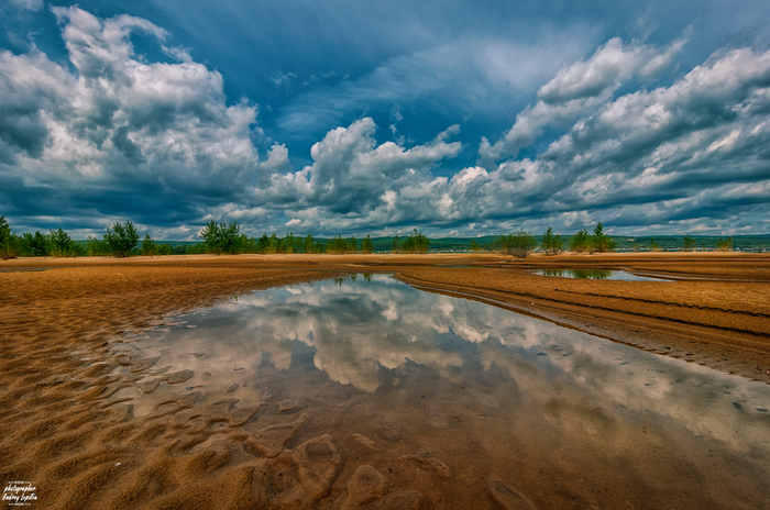 Nature artist. - The photo, Landscape, Sky, River, Volga, Russia, Volga river