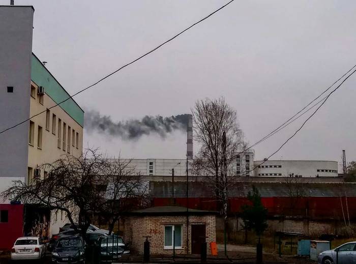 We breathe deeply - My, Minsk, Environmental pollution, Factory