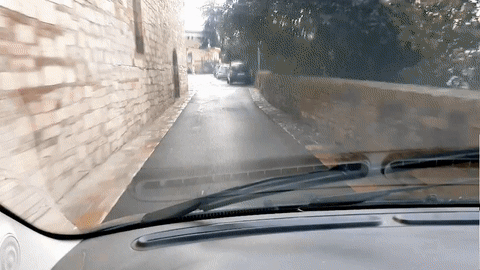 Driving in the city - GIF, Auto, Road, Italy