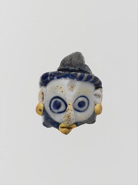 Phoenician glass amulets in the form of heads (masks) - Phoenicia, Glass, Antiquity, Amulet, Mask, Longpost