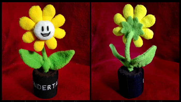 Undertale. Fleece flowy - My, Undertale, Flowey, Toys