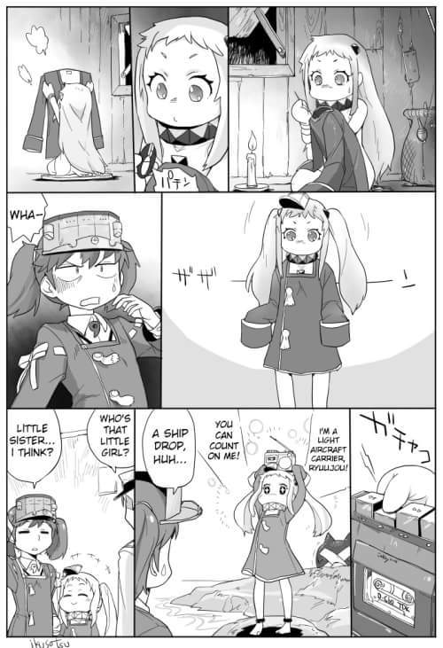 Implementation - Kantai collection, Ryuujou, Hoppou, Northern Ocean hime, Teitoku, Comics, Manga, Anime