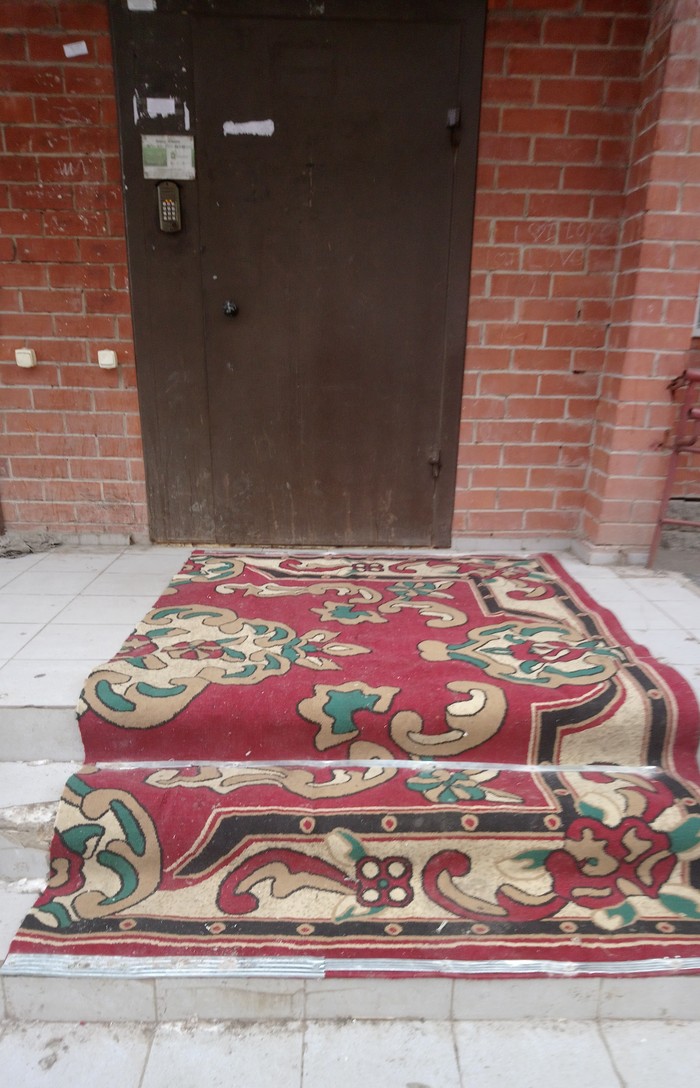 Everything will be carpet - My, Housing and communal services, Carpet, Kazakhstan