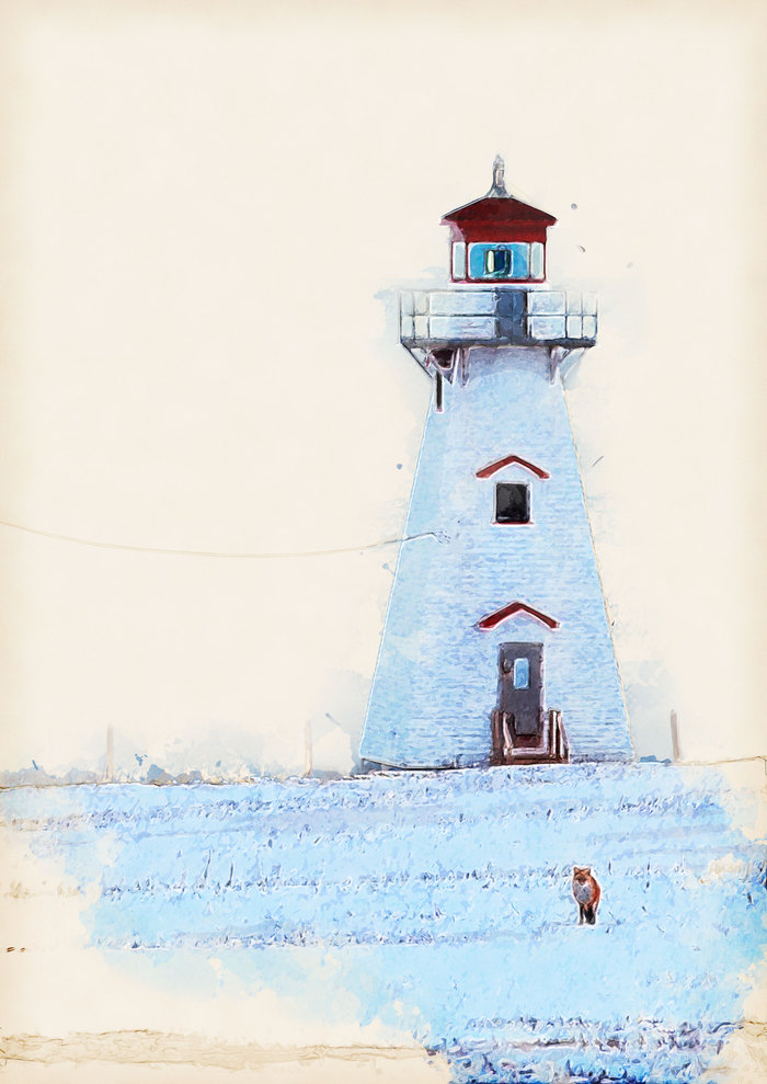 Lighthouse - My, Lighthouse, Art, Photoart, Photoshop, Photomanipulation
