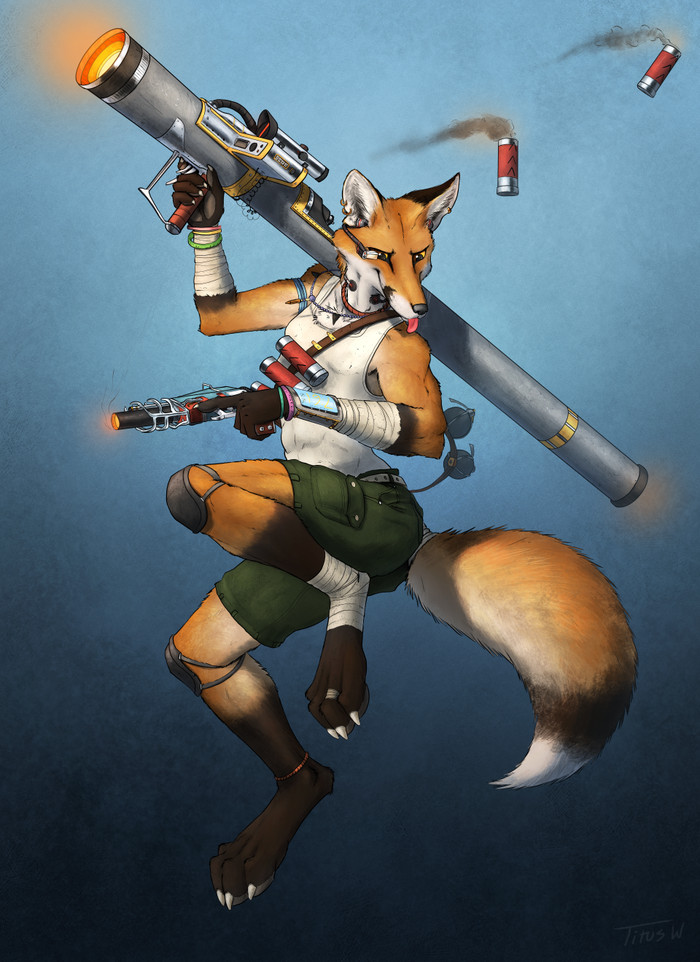 Speedrun - Furry, Anthro, Art, Titusweiss