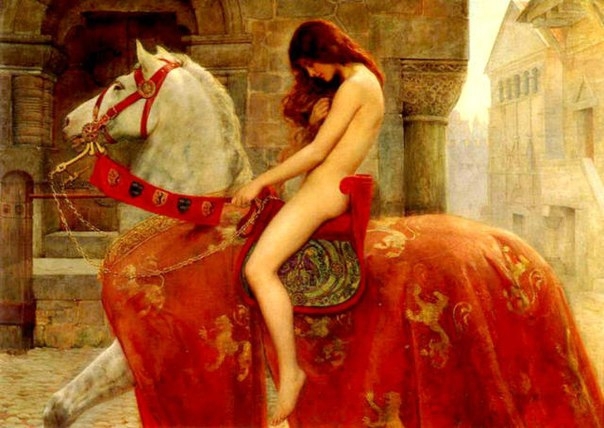 Lady GODIVA (legend and reality) - NSFW, Lady Godiva, Story, Legend, Longpost, England