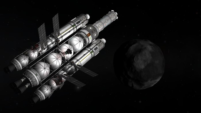 [Kerbal Space Program] Nyx Interplanetary Ship. Part 3. Homecoming and a glorious death in the fire. - My, Kerbal space program, Games, Longpost