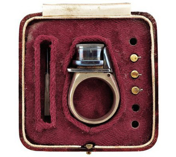 Ring-pistol Le Petit Protector (little protector). - Weapon, Ring, Pistols, Miniature, France