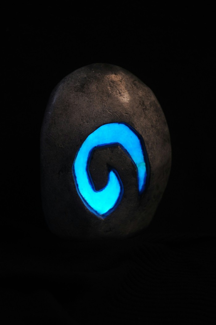 Return stone. Handmade. - My, Hearthstone, Warcraft, World of warcraft, Handmade, Stone, Hobby, Longpost