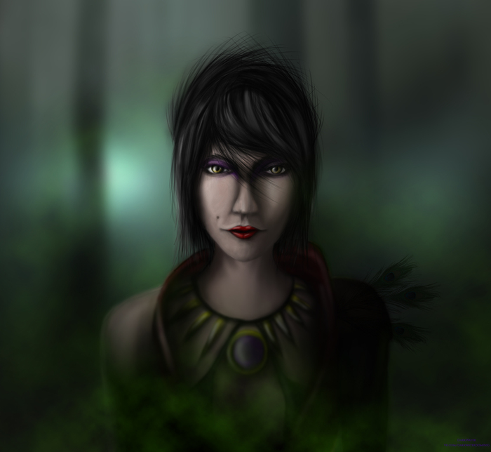 Morrigan art - My, Morrigan, Art, Dragon age