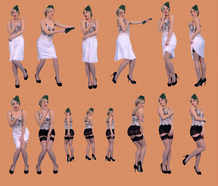 Girls PSD - NSFW, My, Clipart, 3D graphics, , Transparency, , Photoshop