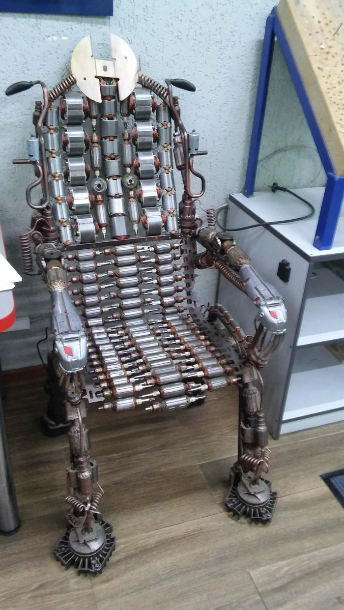 Armchair in workshop - My, Armchair, Service, Service center, Needlework, Straight arms, Workshop