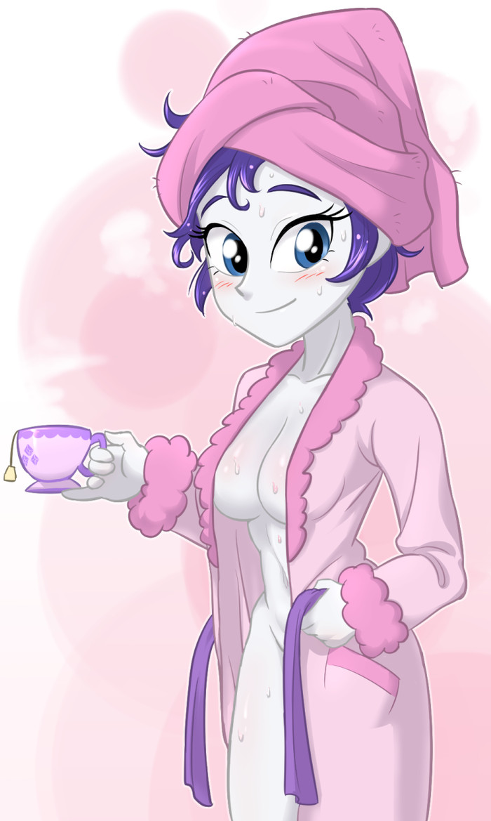 after bath - NSFW, My little pony, Equestria girls, Rarity, MLP Suggestive, Ta-Na