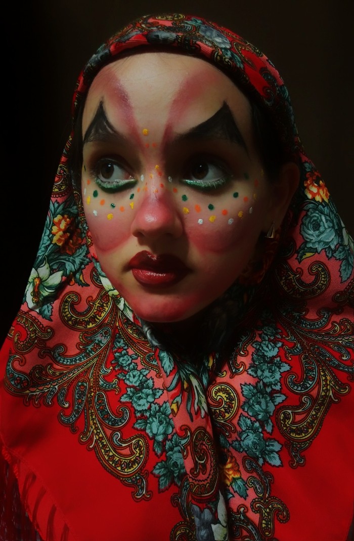 Make-up work, braggarts! - My, Makeup, Face painting, Makeup, Longpost