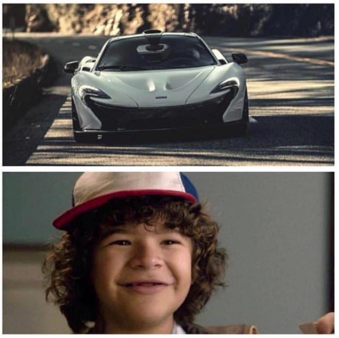 How to unsee this? - Very strange things, Mclaren P1, , 9GAG, TV series Stranger Things