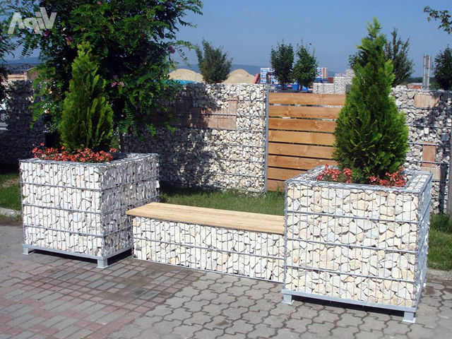 Do-it-yourself gabion fence - My, With your own hands, , , , Longpost