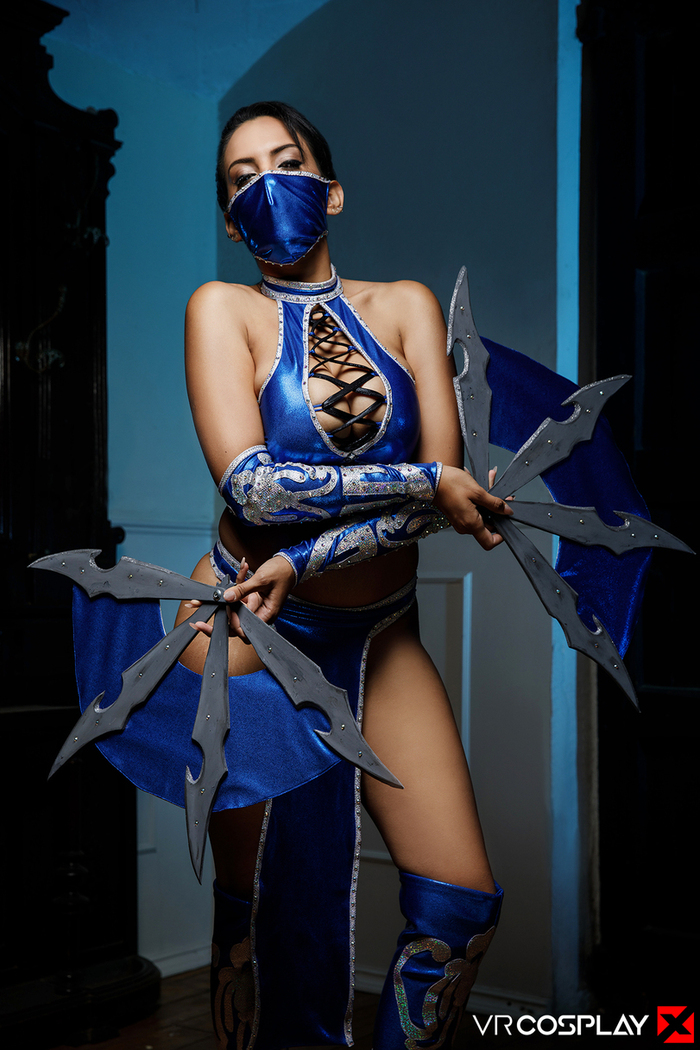 EroCosplay Jade & Kitana (Mortal Kombat) - NSFW, Erotic, Strawberry, Boobs, Mortal kombat, Cosplay, jade, Kitana, Games, Longpost