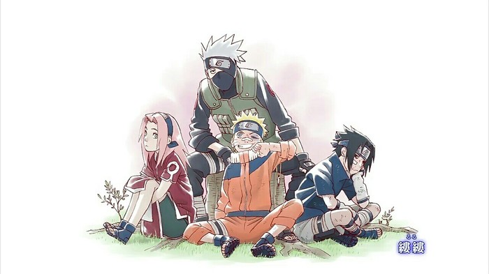 Naruto Shippuden - Anime art, , Sasuke Uchiha, Naruto, Sakura haruno, Kakashi Hatake