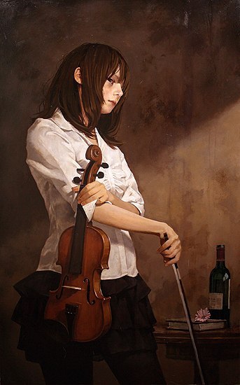 Artist: Takahiro Imai - Art, Girls, Musicians, Images, Portrait, Longpost