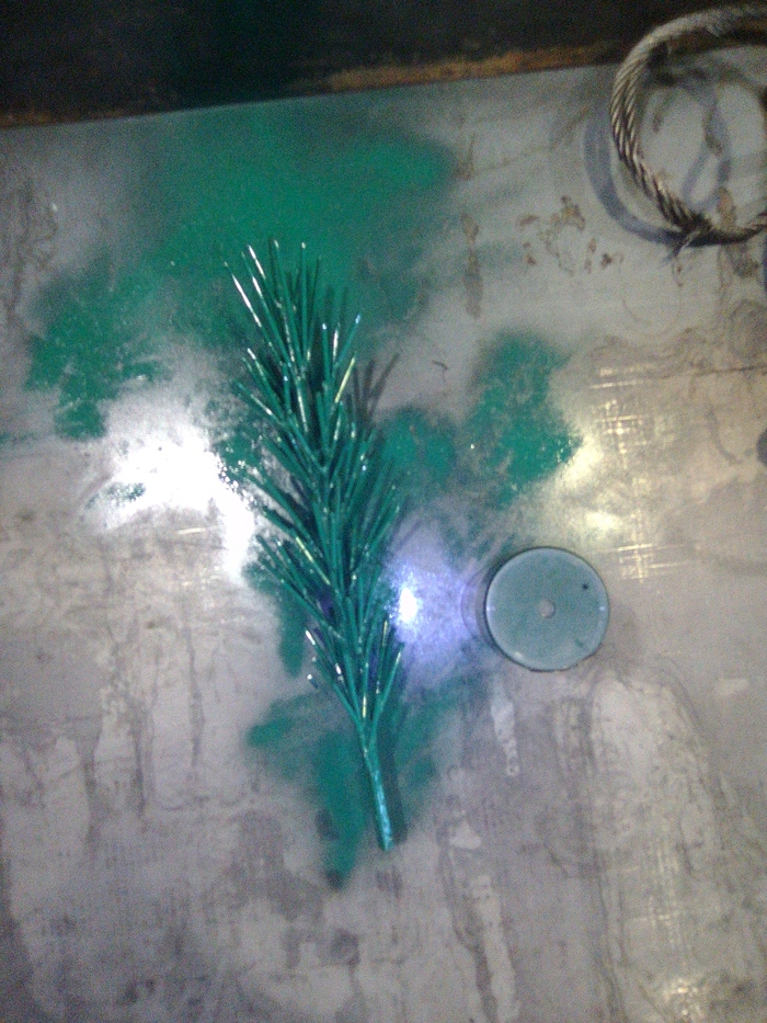 Creep Tree 2 - Text, The photo, Hastily, New Year, Christmas trees, Welding, Kripota, My, Longpost