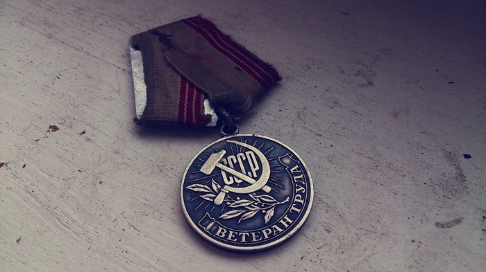 Medal for Labor - My, the USSR, Retro, Medals, Reward, Nostalgia, Veteran of Labor, Work