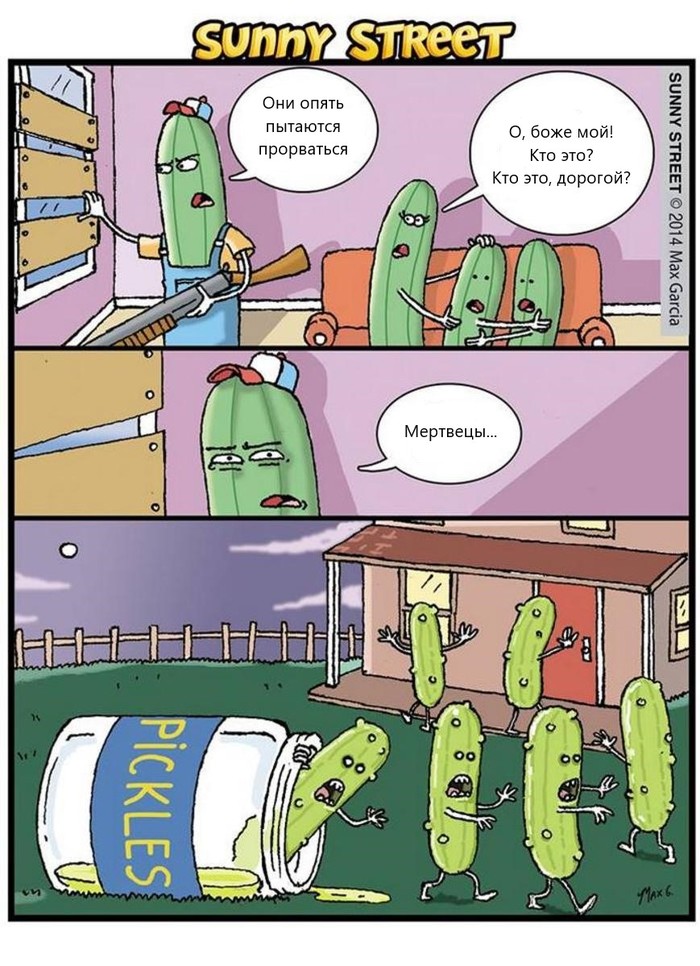 Rise of the Dead Cucumbers - Comics, Cucumbers, the walking Dead, Horror
